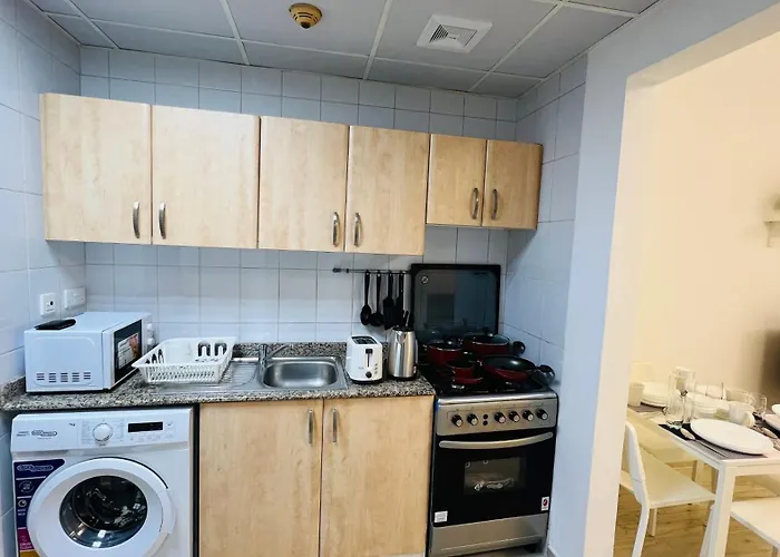 Spacious Furnished Studio With Balcony Spain Cluster International City