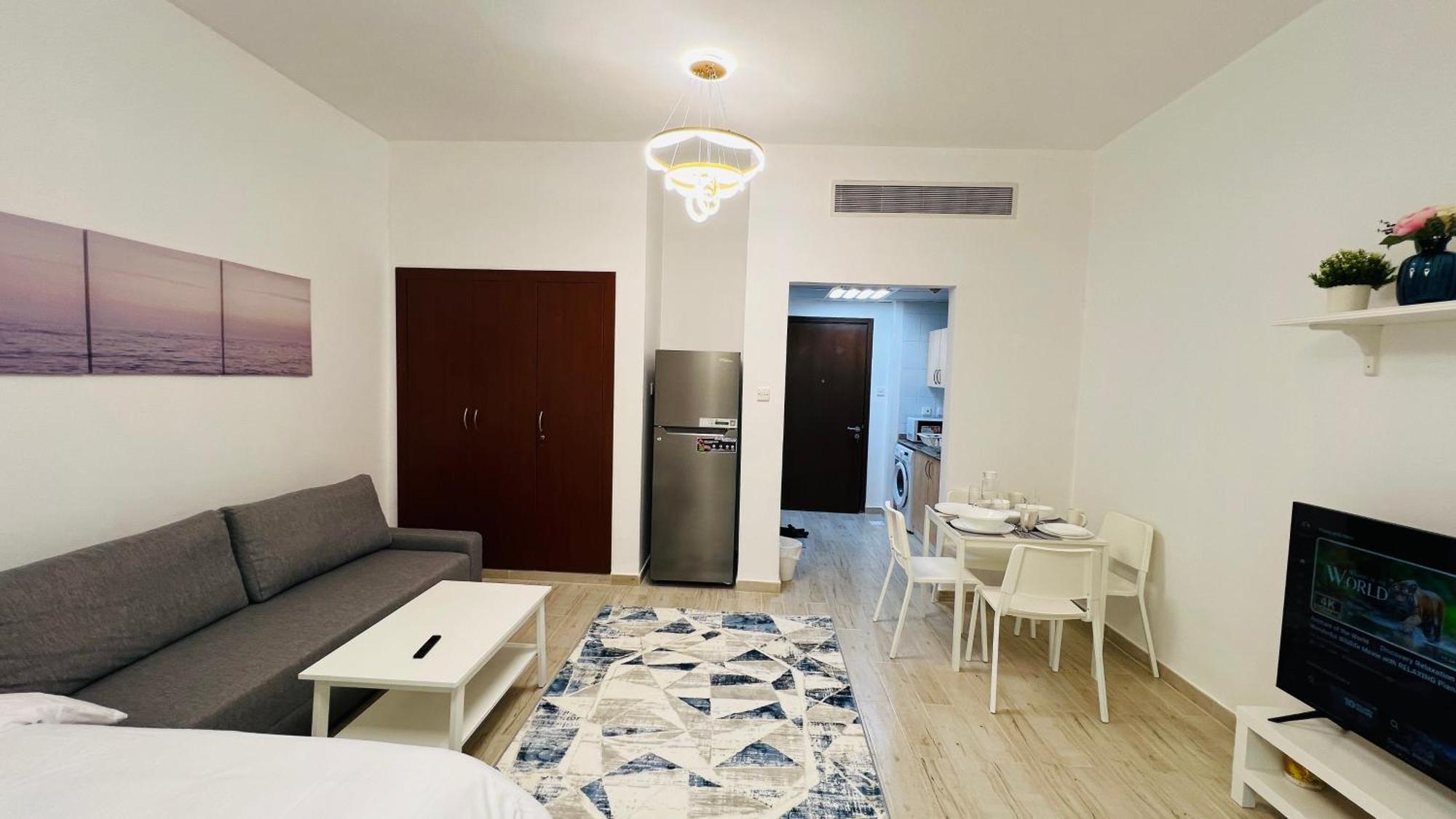 Spacious Furnished With Balcony Spain Cluster International * دبي